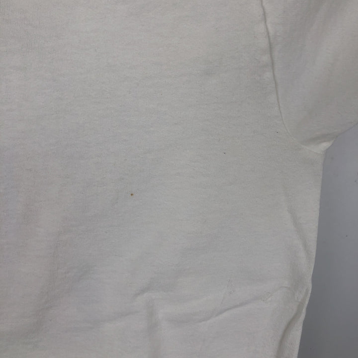 90'S Fruit of the Loom printed T-shirt, made in the USA, men's XL size, vintage cotton white type Vintage Second Hand