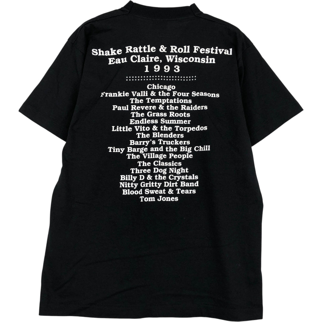 90'S Screen Stars Best Printed T-shirt Made in USA Men's L Vintage cotton black type Vintage Second Hand