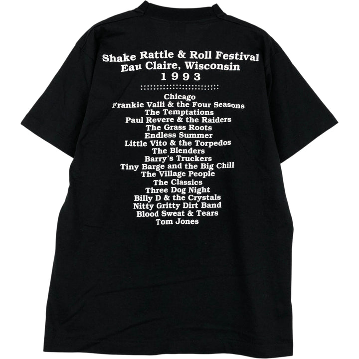 90'S Screen Stars Best Printed T-shirt Made in USA Men's L Vintage cotton black type Vintage Second Hand