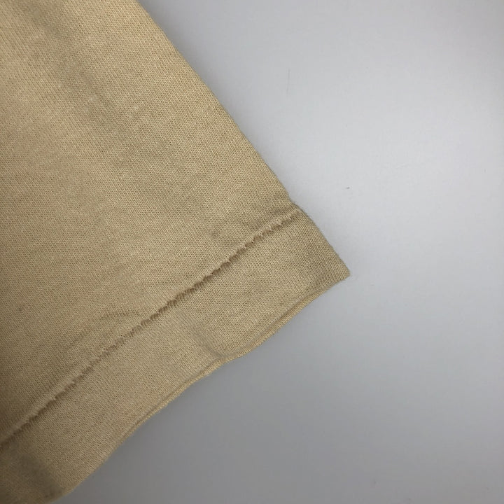 Vintage 1980'S PAC College T-Shirt, Made in USA, Men's XL polyester Beige type Vintage Second Hand