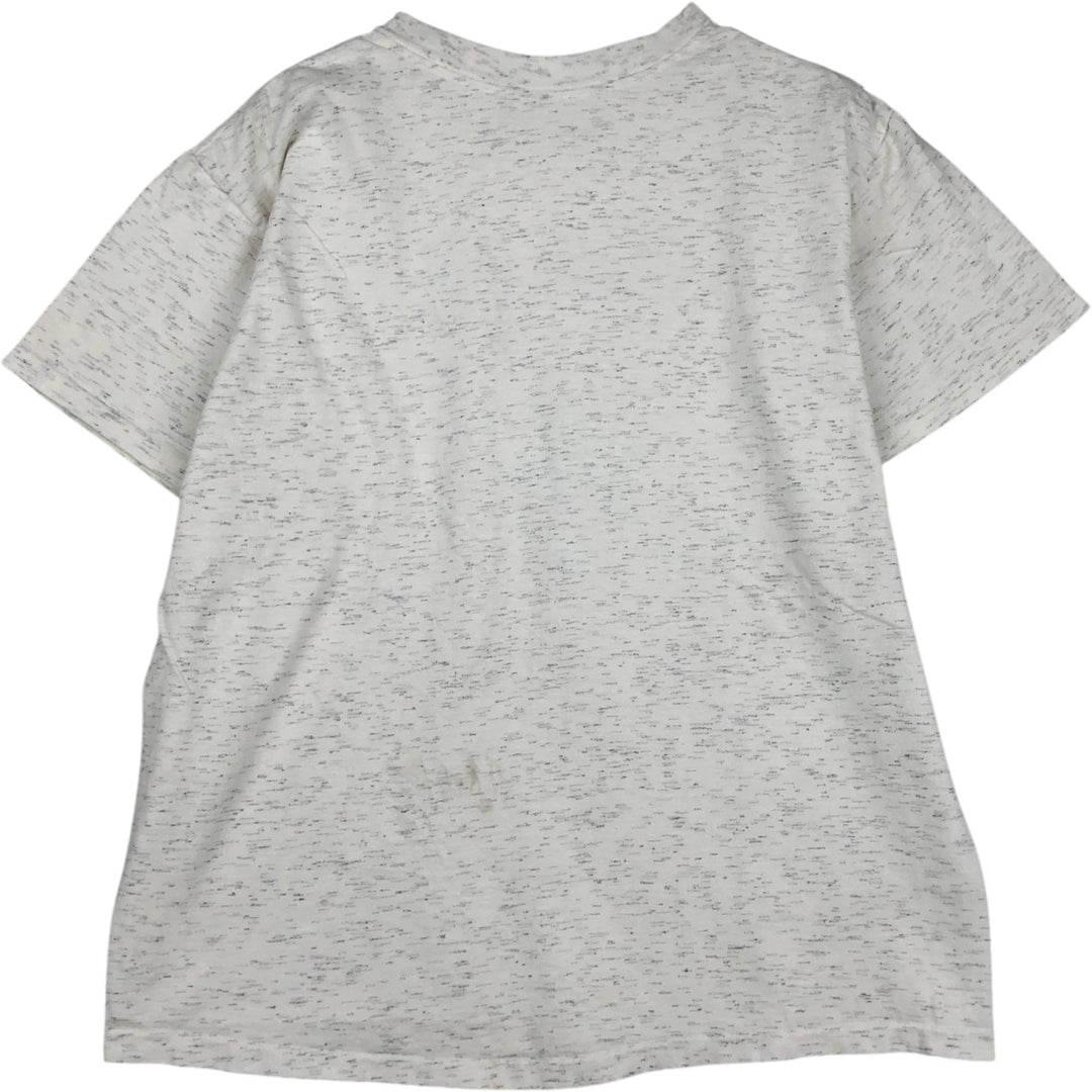 Vintage 90'S Classic Platinum Printed T-Shirt, Made in USA, Men's Size L cotton gray type Vintage Second Hand