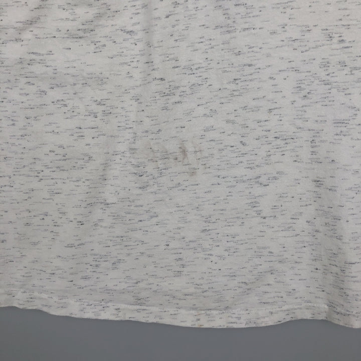 Vintage 90'S Classic Platinum Printed T-Shirt, Made in USA, Men's Size L cotton gray type Vintage Second Hand