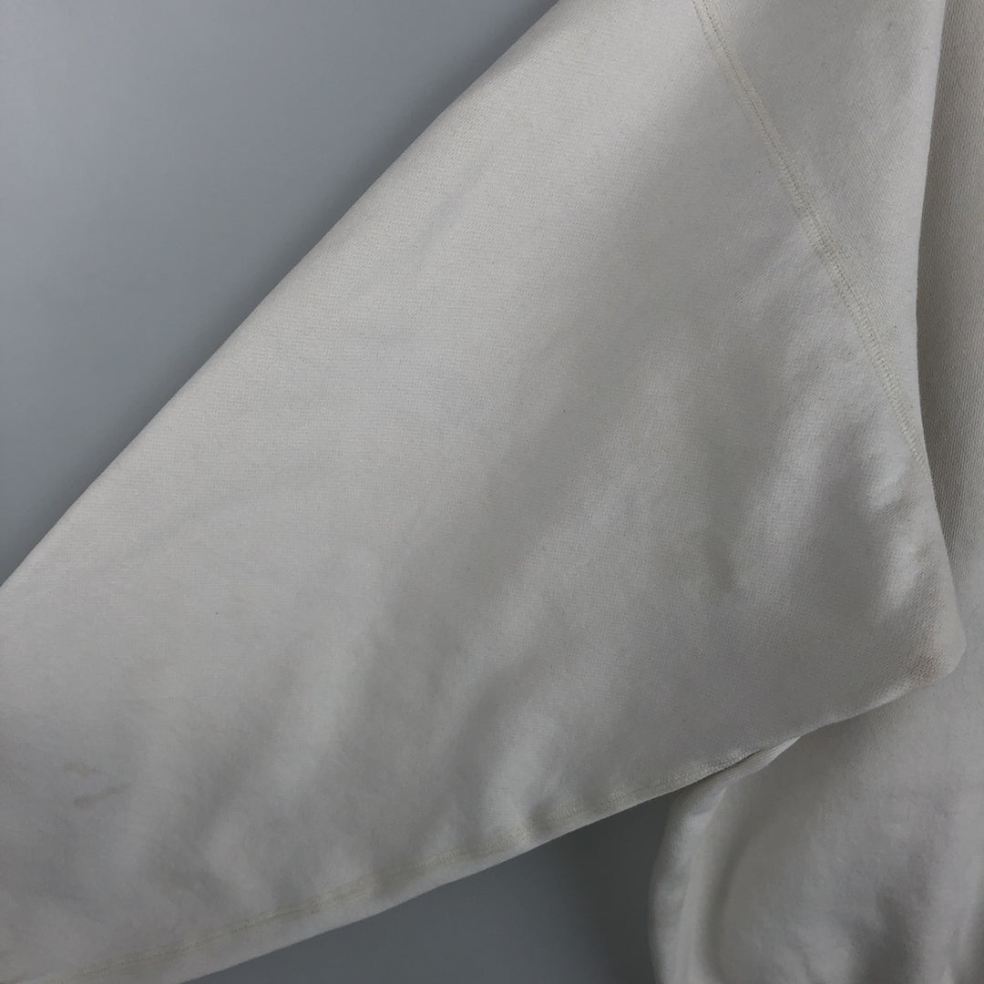 Ralph Lauren POLO by Ralph Lauren One Point Logo Sweatshirt Trainer Men's M size cotton white type Vintage Second Hand