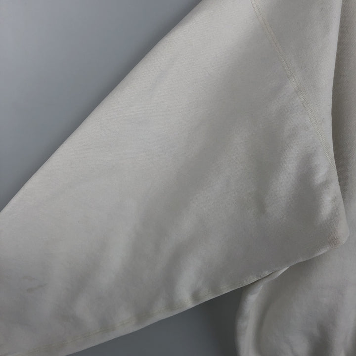 Ralph Lauren POLO by Ralph Lauren One Point Logo Sweatshirt Trainer Men's M size cotton white type Vintage Second Hand