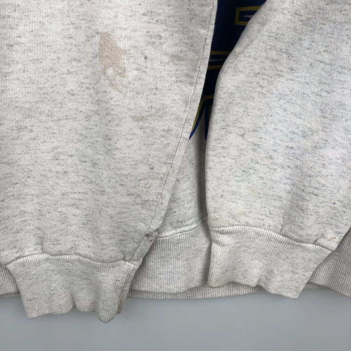 90'S Nutmeg NHL Buffalo Sabres College Character Sweatshirt, Made in USA, Men's Size L unclear gray type Vintage Second Hand