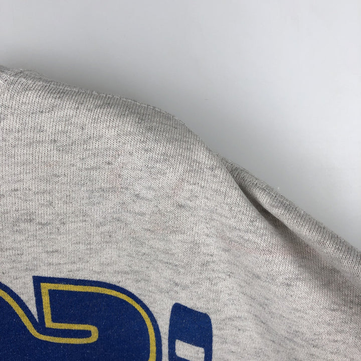 90'S Nutmeg NHL Buffalo Sabres College Character Sweatshirt, Made in USA, Men's Size L unclear gray type Vintage Second Hand