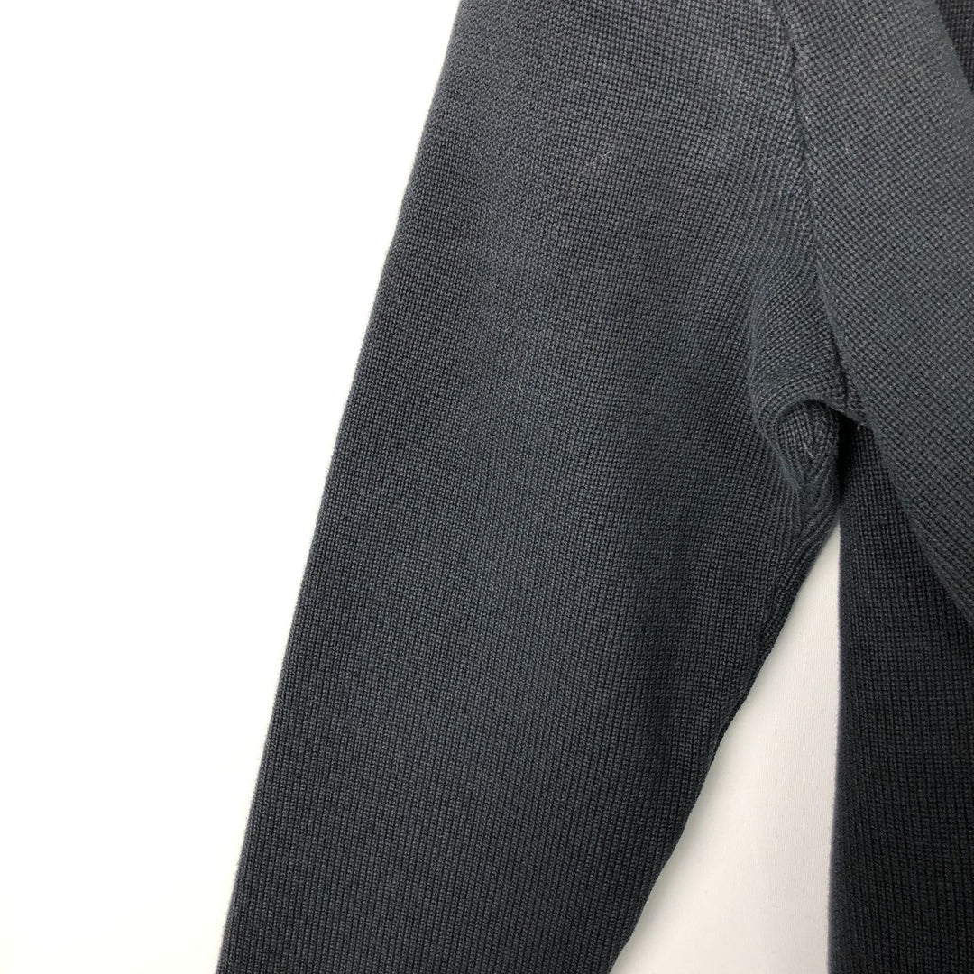 Ralph Lauren POLO by Ralph Lauren Driver's Knit Sweater, Men's L size cotton black type Vintage Second Hand