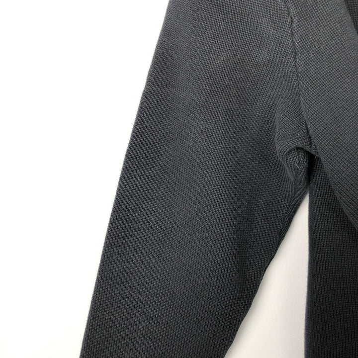 Ralph Lauren POLO by Ralph Lauren Driver's Knit Sweater, Men's L size cotton black type Vintage Second Hand