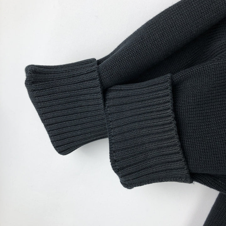 Ralph Lauren POLO by Ralph Lauren Driver's Knit Sweater, Men's L size cotton black type Vintage Second Hand