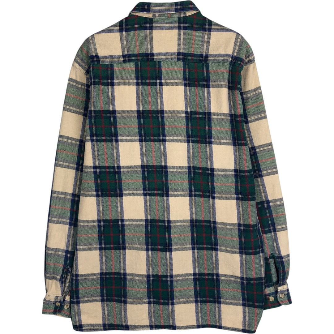 Me ORVIS Long-Sleeve Flannel Check Shirt, Men's Size M (approx.) cotton multicolor Vintage Second Hand