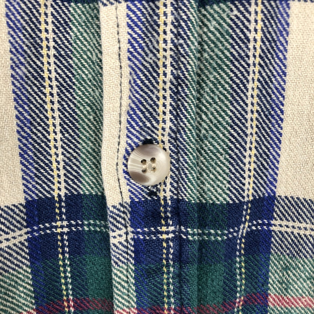 Me ORVIS Long-Sleeve Flannel Check Shirt, Men's Size M (approx.) cotton multicolor Vintage Second Hand