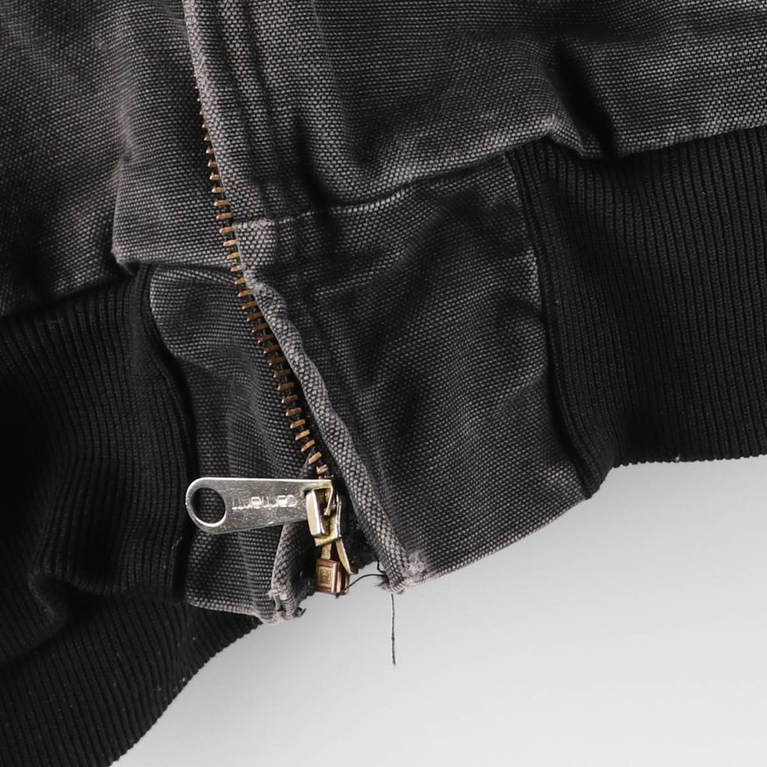 Special Price: Carhartt Active Jacket, Duck Full Zip Hoodie, Men's Size XL unclear black type Vintage Second Hand
