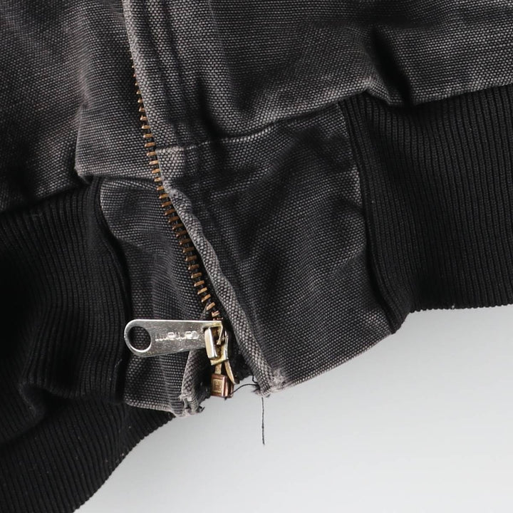 Special Price: Carhartt Active Jacket, Duck Full Zip Hoodie, Men's Size XL unclear black type Vintage Second Hand