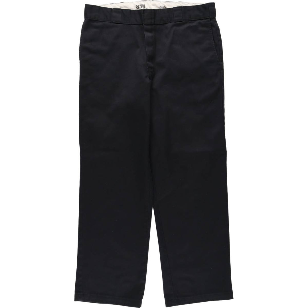 Dickies 874 Original Fit Work Pants for Men, W36 polyester black type Vintage Second Hand