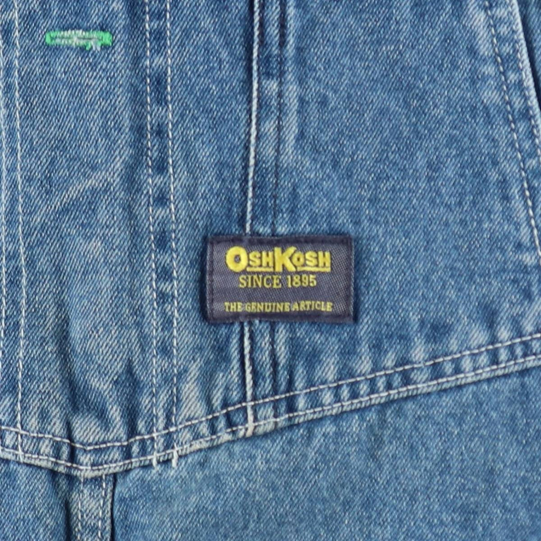 Osh Kosh Men's Denim Overalls, Size W34 cotton blue type Vintage Second Hand