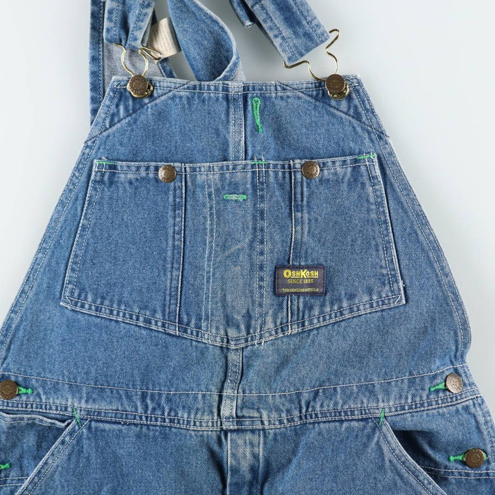 Osh Kosh Men's Denim Overalls, Size W34 cotton blue type Vintage Second Hand