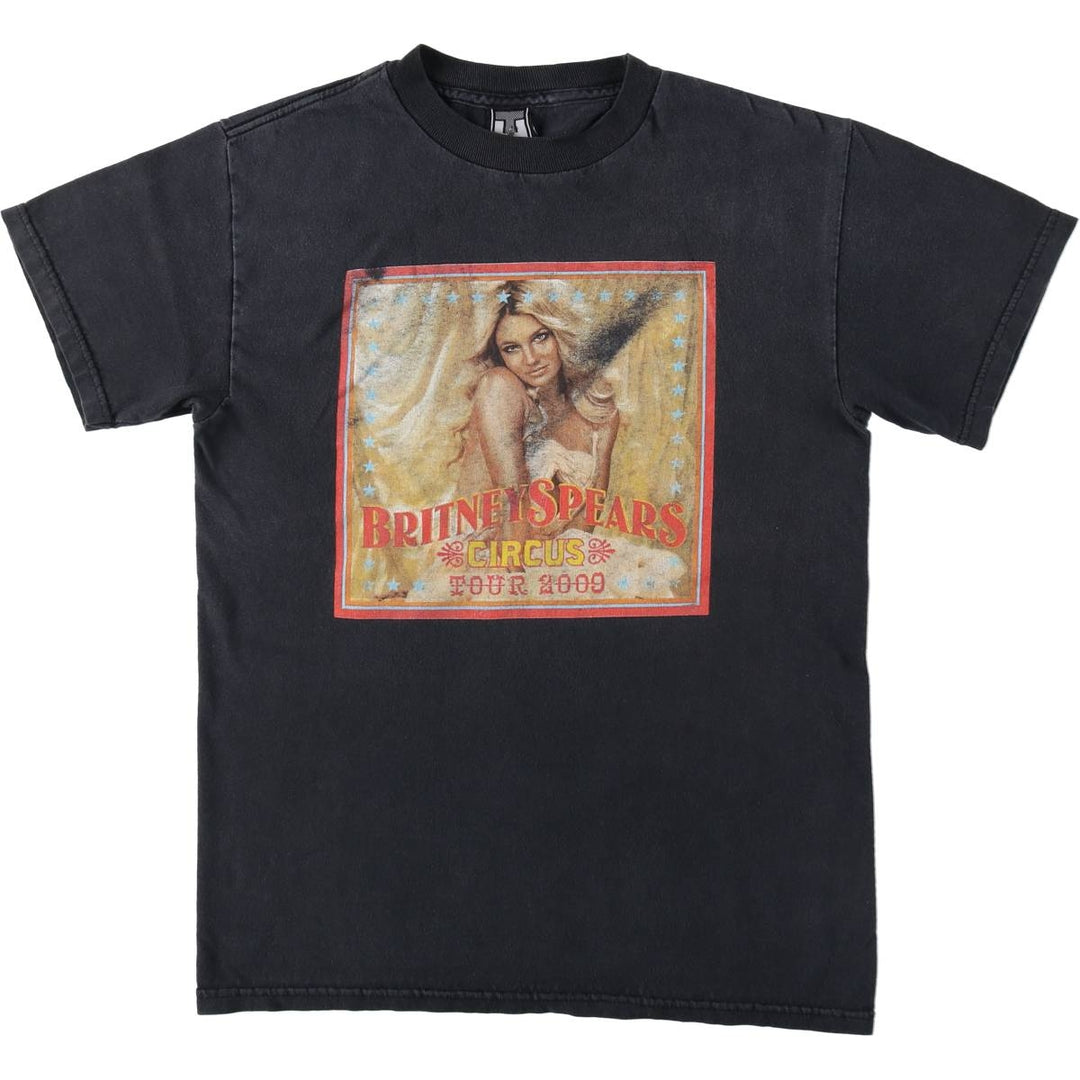 2000'S Britney Spears Band T-shirt (Women's size S) unclear Charcoal Vintage Second Hand