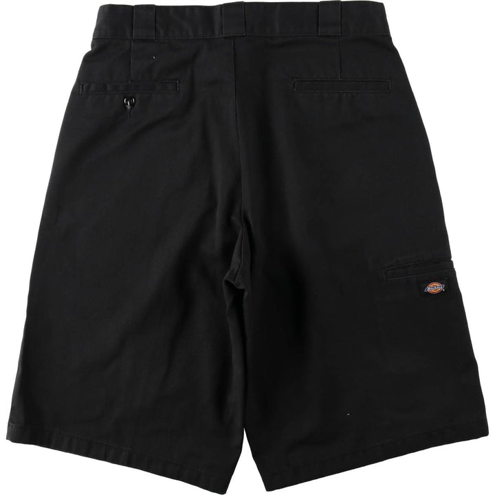 Dickies Work Shorts, Half Pants, Men's, W33 equivalent polyester black type Vintage Second Hand