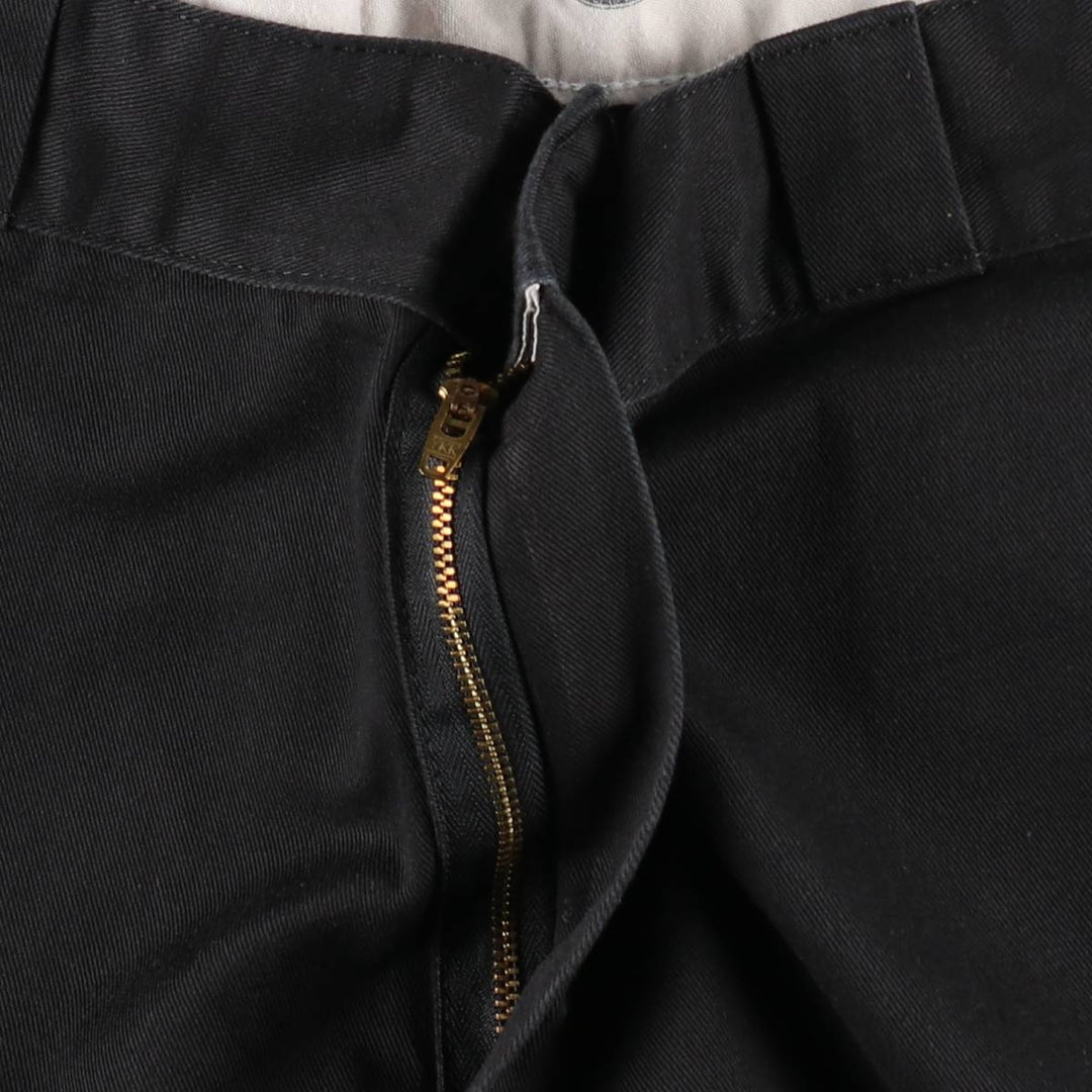 Dickies Work Shorts, Half Pants, Men's, W33 equivalent polyester black type Vintage Second Hand