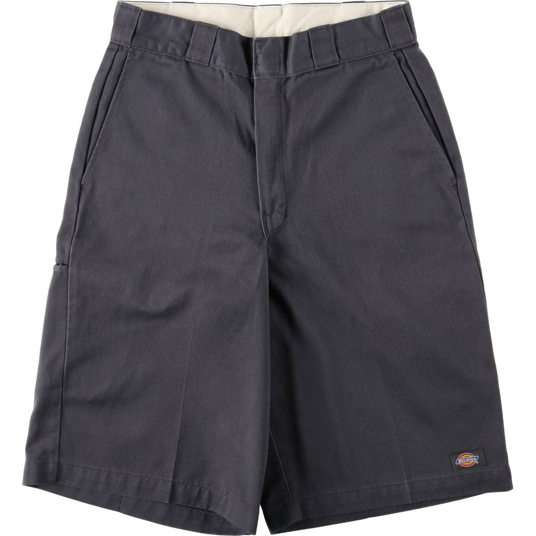 Dickies Work Shorts, Half Pants, Men's, W30 equivalent polyester gray type Vintage Second Hand