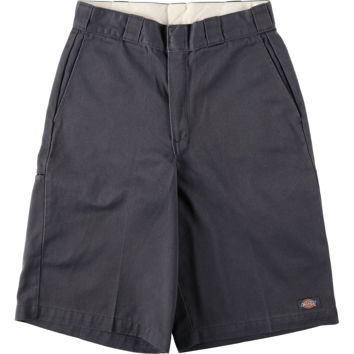 Dickies Work Shorts, Half Pants, Men's, W30 equivalent polyester gray type Vintage Second Hand