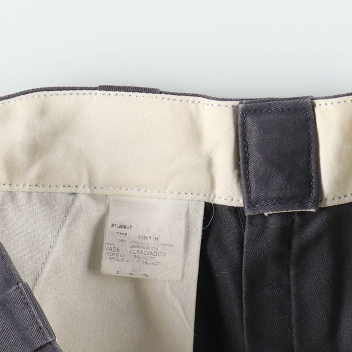 Dickies Work Shorts, Half Pants, Men's, W30 equivalent polyester gray type Vintage Second Hand