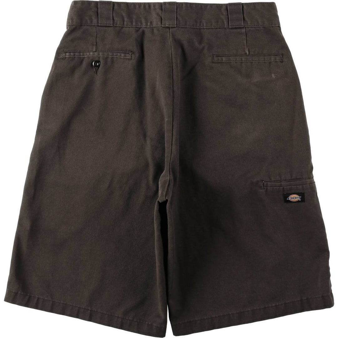 Dickies Loose Fit Work Shorts, Half Pants, Men's, W34 equivalent polyester brown type Vintage Second Hand