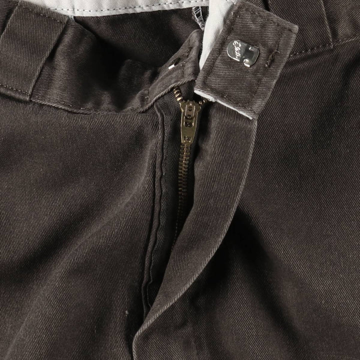Dickies Loose Fit Work Shorts, Half Pants, Men's, W34 equivalent polyester brown type Vintage Second Hand