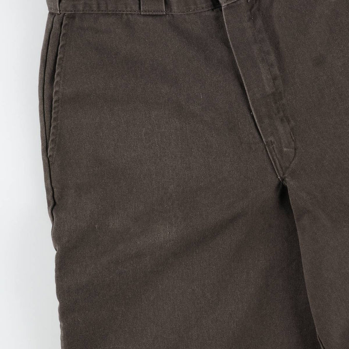 Dickies Loose Fit Work Shorts, Half Pants, Men's, W34 equivalent polyester brown type Vintage Second Hand