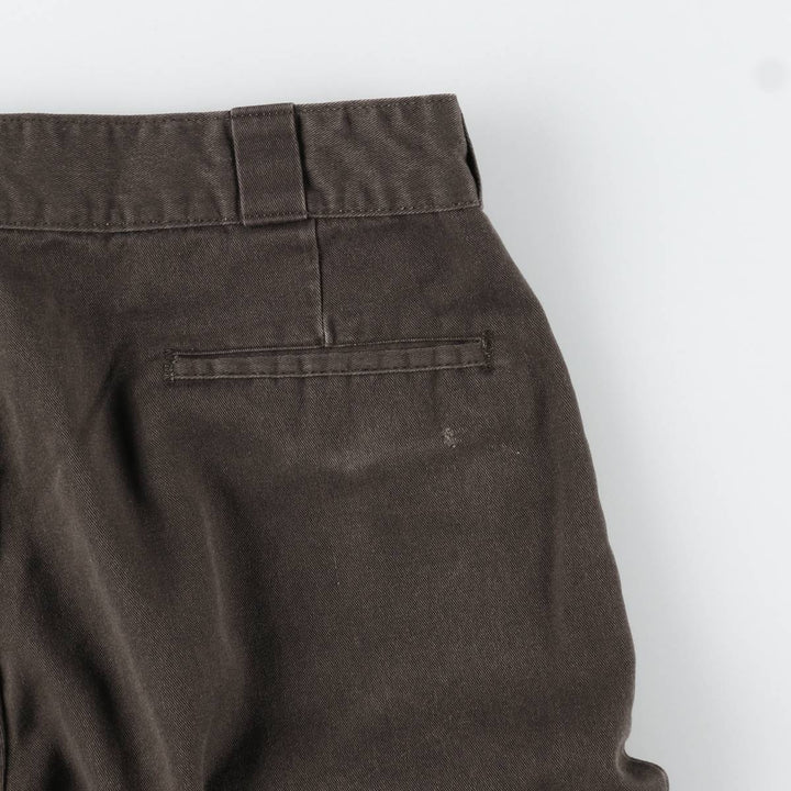 Dickies Loose Fit Work Shorts, Half Pants, Men's, W34 equivalent polyester brown type Vintage Second Hand