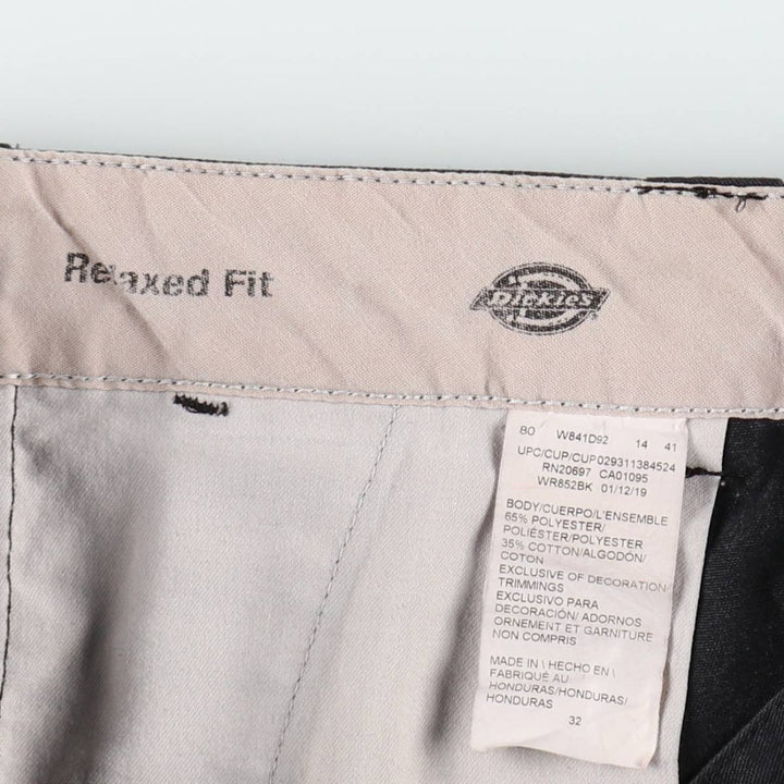 Dickies Relaxed Fit Work Shorts, Men's, Size W32 polyester black type Vintage Second Hand