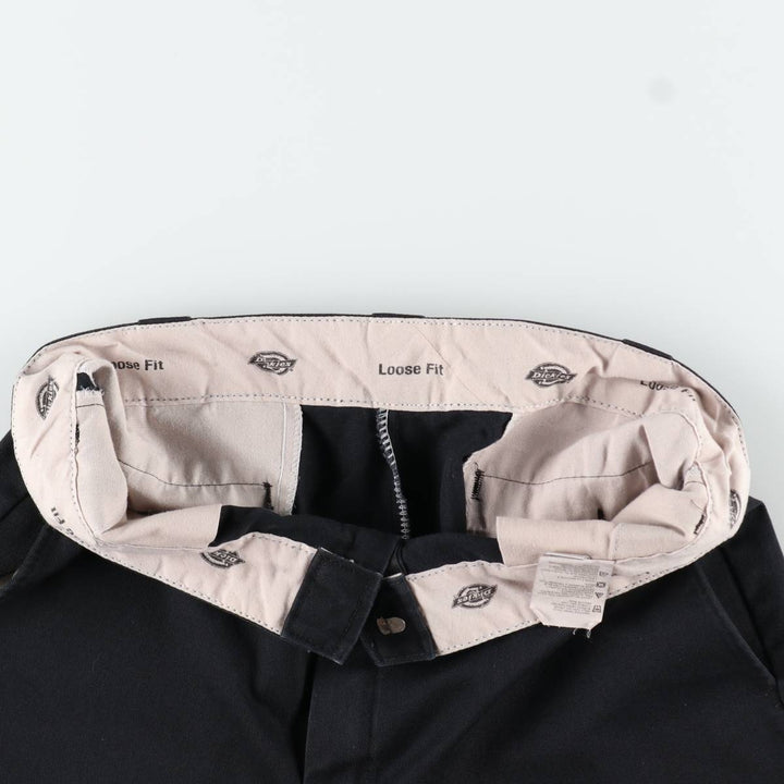 Dickies Loose Fit Work Shorts, Half Pants, Men's, W34 equivalent polyester black type Vintage Second Hand