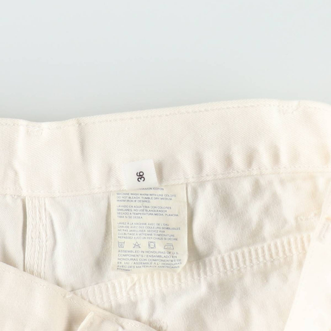 1990'S Dickies Painter Shorts, Men's Size W34 (approx.), Vintage cotton white type Vintage Second Hand