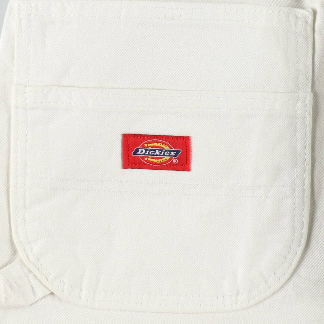 Dickies painter shorts, men's size W32 (approx.) cotton white type Vintage Second Hand