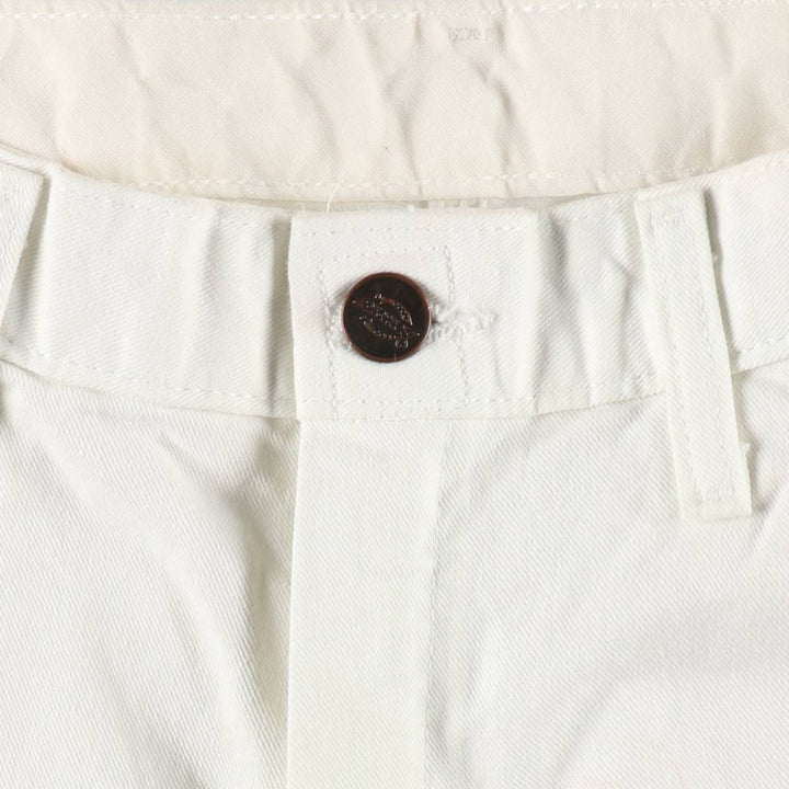 Dickies painter shorts, men's size W32 (approx.) cotton white type Vintage Second Hand