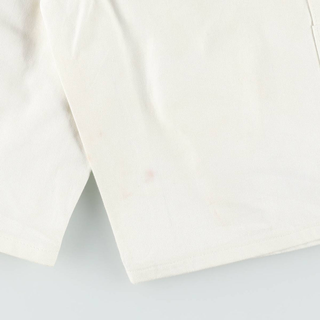 Dickies painter shorts, men's size W32 (approx.) cotton white type Vintage Second Hand