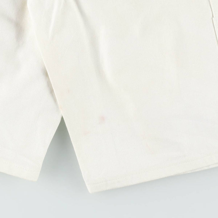 Dickies painter shorts, men's size W32 (approx.) cotton white type Vintage Second Hand