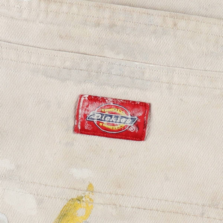 Dickies SHERWIN WILLIAMS Paint Painter Shorts, Men's W37 (approx.) cotton Beige type Vintage Second Hand