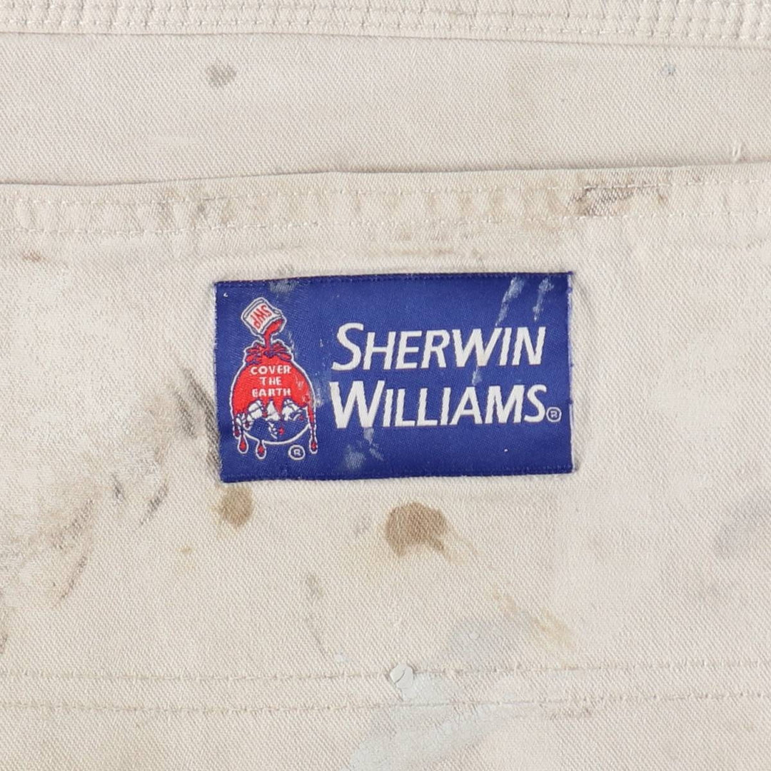 Dickies SHERWIN WILLIAMS Paint Painter Shorts, Men's W37 (approx.) cotton Beige type Vintage Second Hand