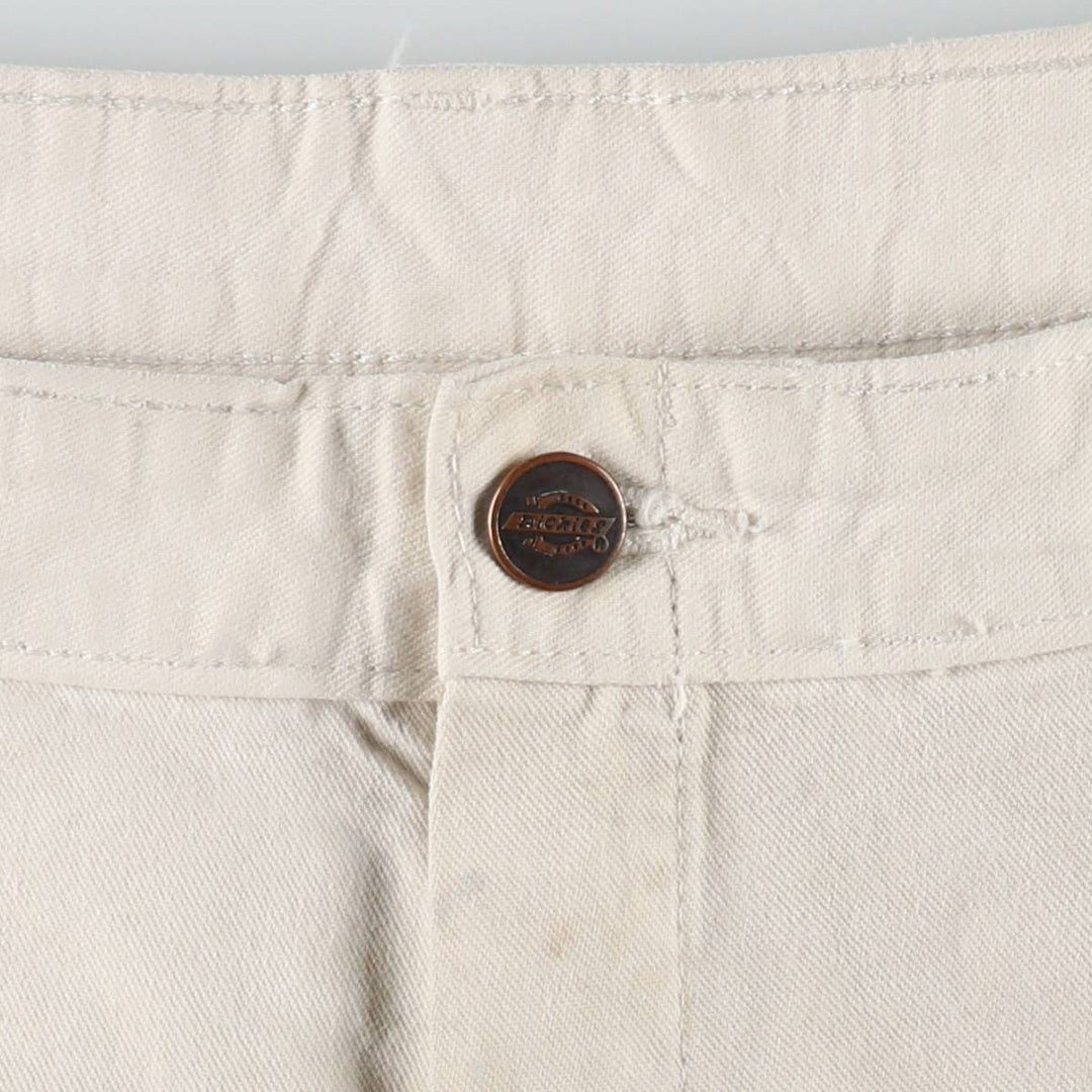 Dickies SHERWIN WILLIAMS Paint Painter Shorts, Men's W37 (approx.) cotton Beige type Vintage Second Hand