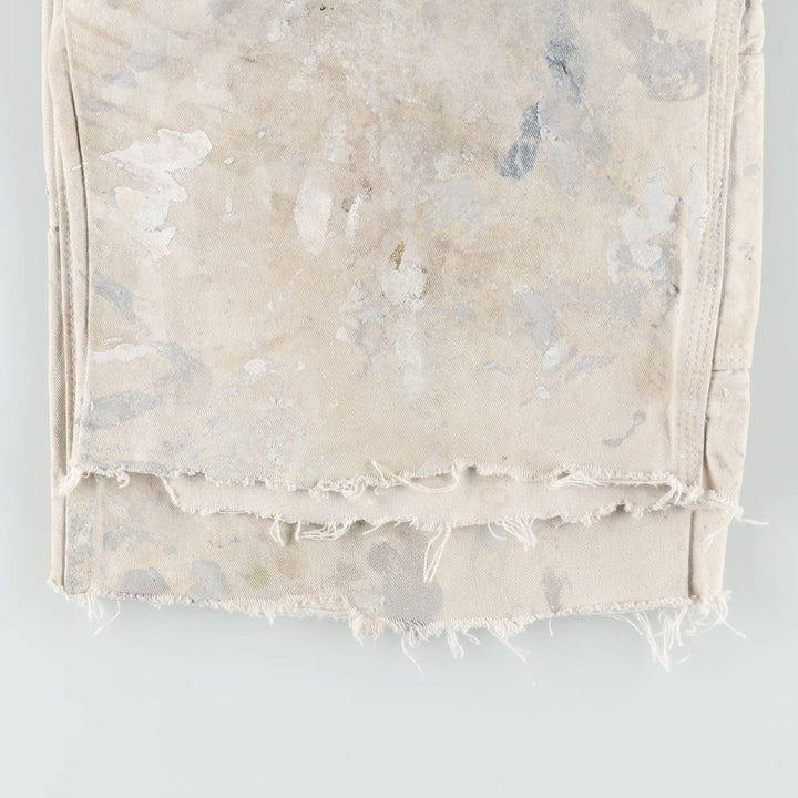Dickies SHERWIN WILLIAMS Paint Painter Shorts, Men's W37 (approx.) cotton Beige type Vintage Second Hand