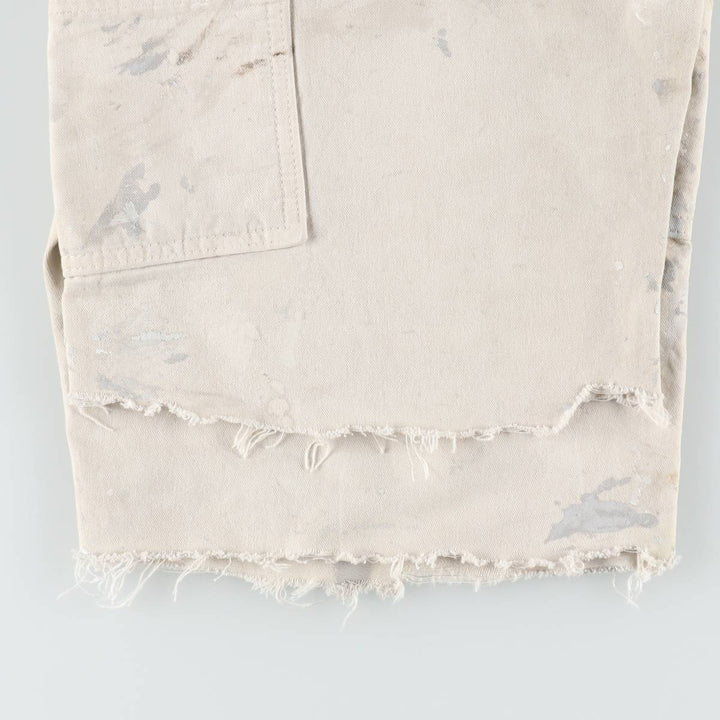Dickies SHERWIN WILLIAMS Paint Painter Shorts, Men's W37 (approx.) cotton Beige type Vintage Second Hand