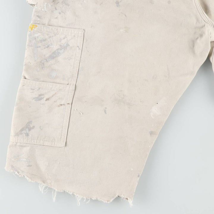 Dickies SHERWIN WILLIAMS Paint Painter Shorts, Men's W37 (approx.) cotton Beige type Vintage Second Hand