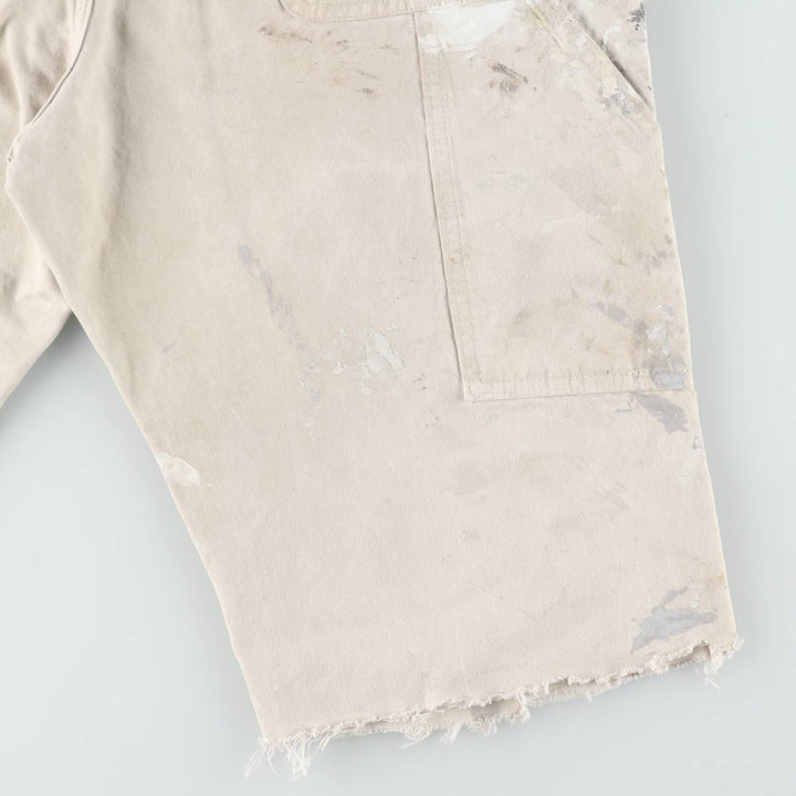 Dickies SHERWIN WILLIAMS Paint Painter Shorts, Men's W37 (approx.) cotton Beige type Vintage Second Hand