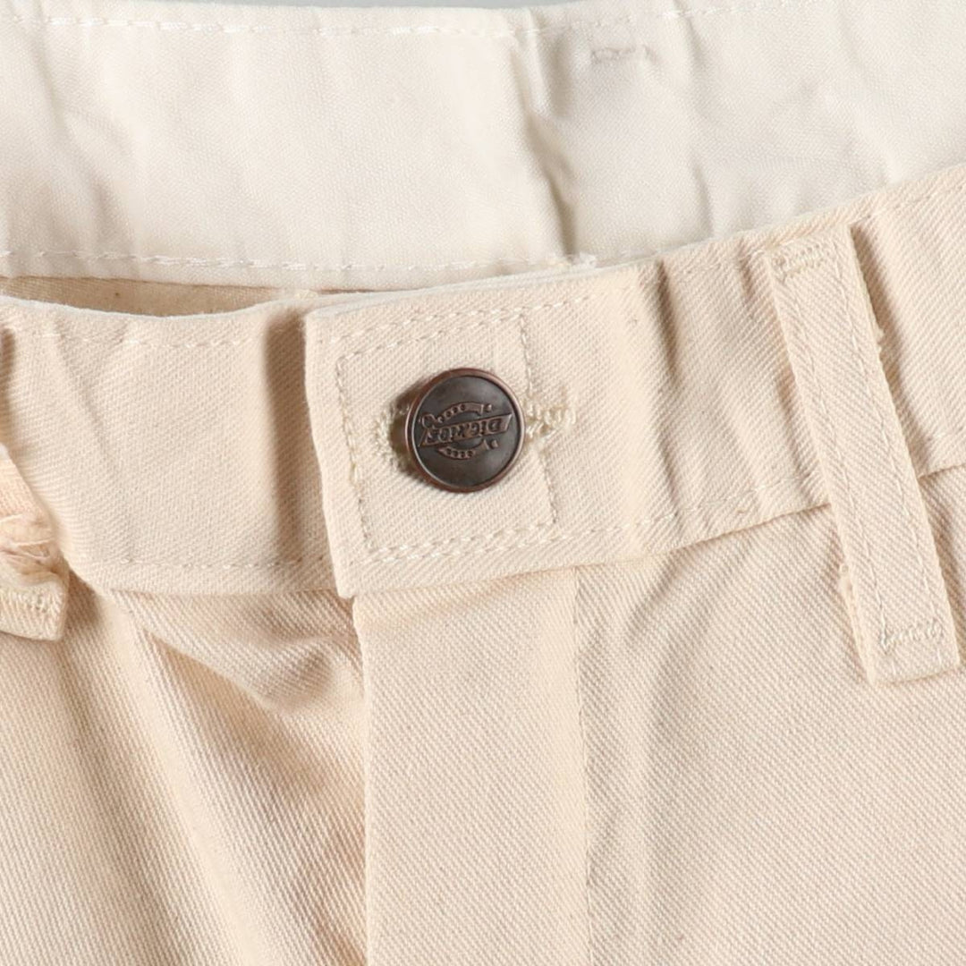 Dickies painter shorts, men's size W32 (approx.) cotton Beige type Vintage Second Hand