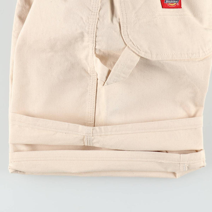 Dickies painter shorts, men's size W32 (approx.) cotton Beige type Vintage Second Hand