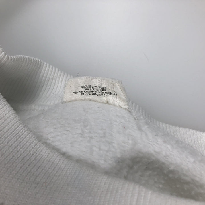 90'S Fruit of the Loom Hard Rock Cafe Advertising Sweatshirt, Made in USA, Men's Size L cotton white type Vintage Second Hand