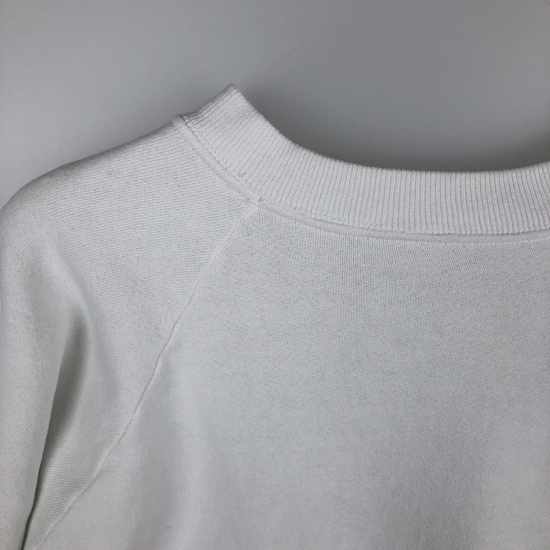 90'S Fruit of the Loom Hard Rock Cafe Advertising Sweatshirt, Made in USA, Men's Size L cotton white type Vintage Second Hand