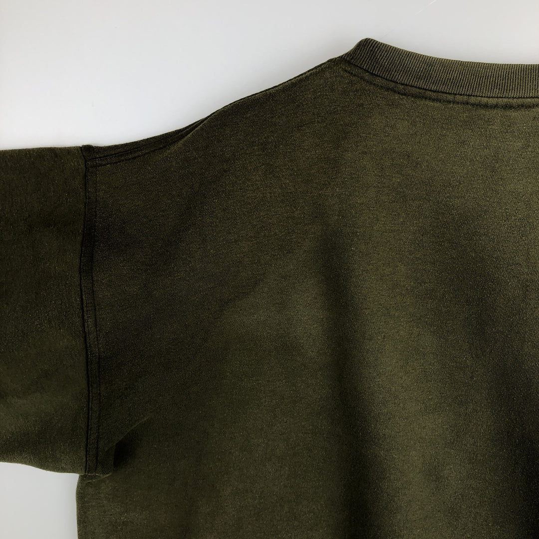 Billabong logo sweatshirt, men's size XL cotton Khaki type Vintage Second Hand