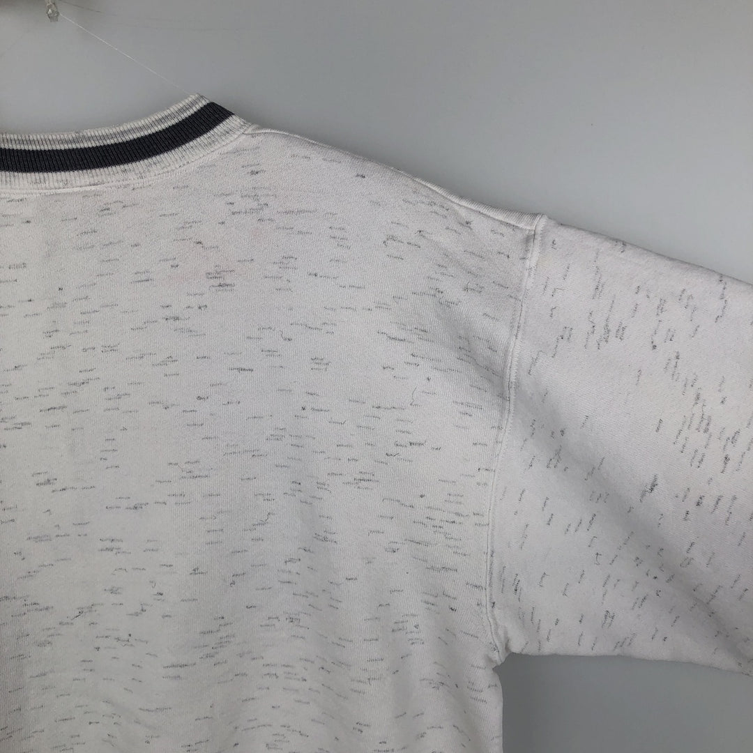 90'S ONEITA POWER-SWEATS Printed Sweatshirt Trainer Made in USA Men's Size L Vintage polyester gray type Vintage Second Hand